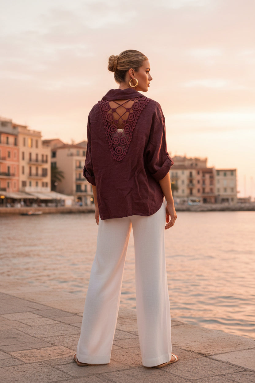 709 chemise broderie