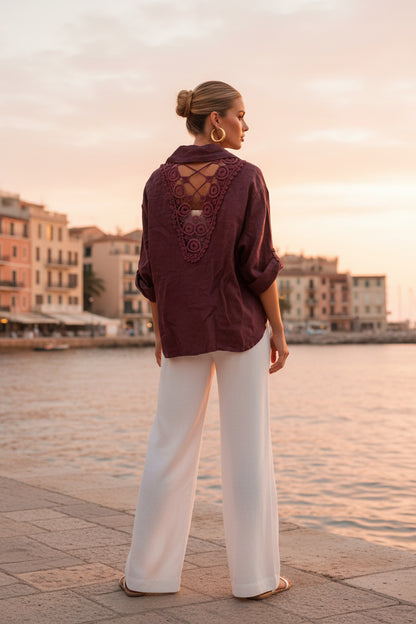 709 chemise broderie