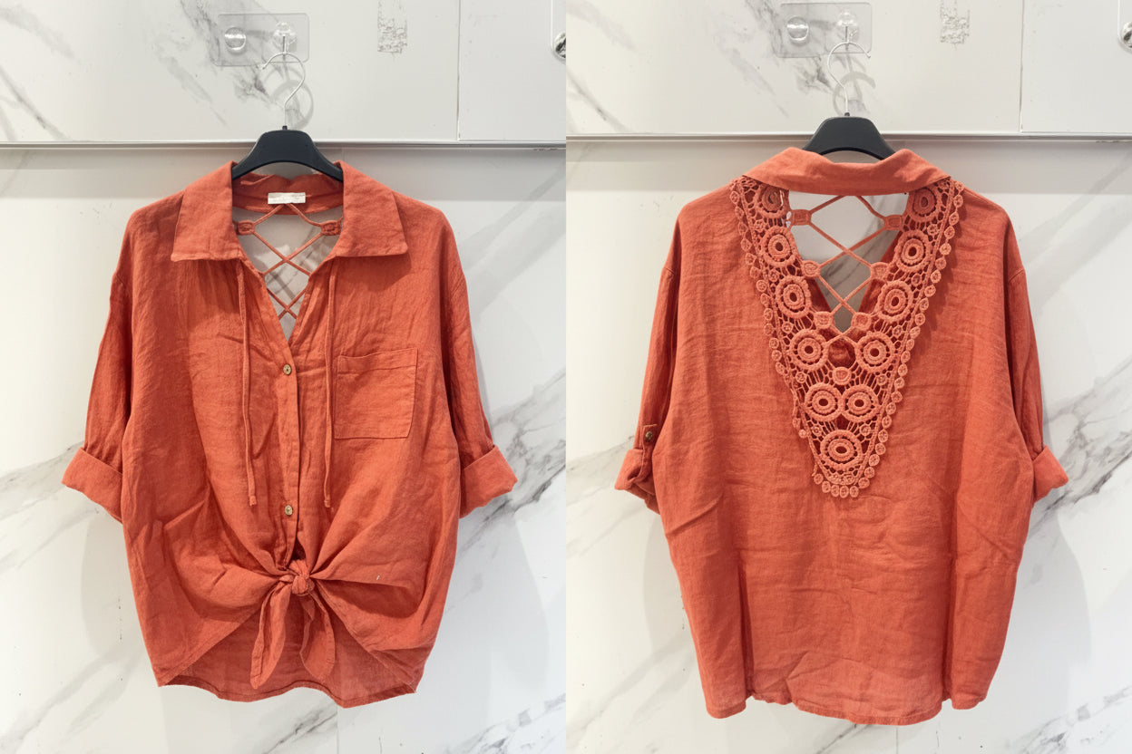 709 chemise broderie