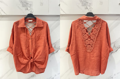 709 chemise broderie