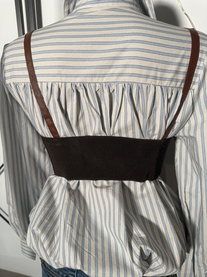 CORA chemise boule corset