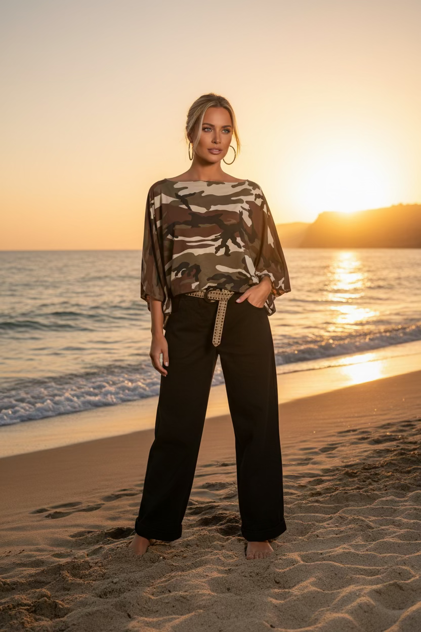 LINA Haut court camouflage