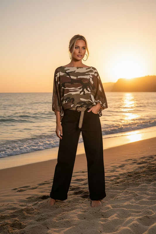 LINA Haut court camouflage