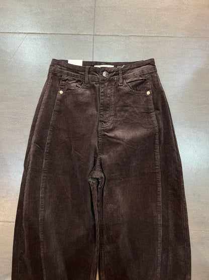 ALASKA Pantalon Barrel en velours