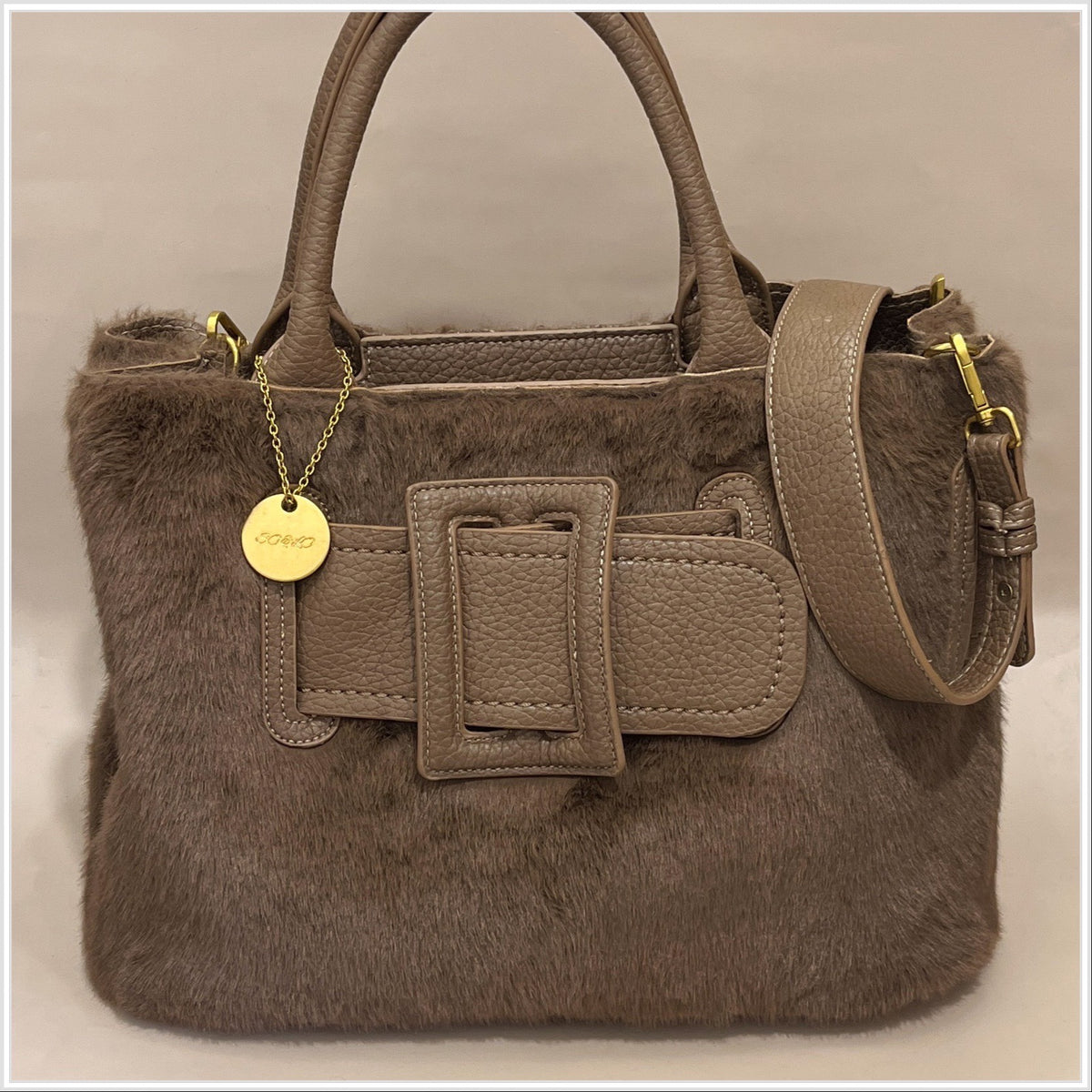 SUZIE Sac similicuir et fourrure