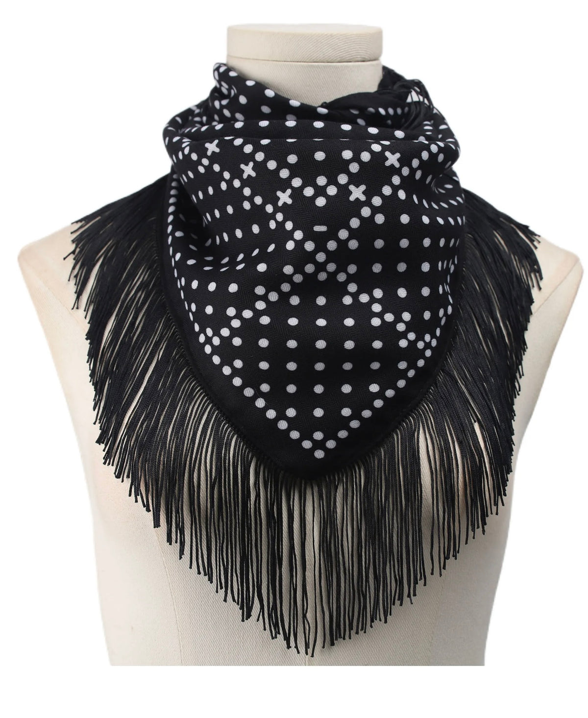 BORGIA Foulard frangé