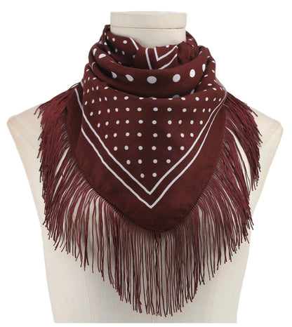 BORGIA Foulard frangé