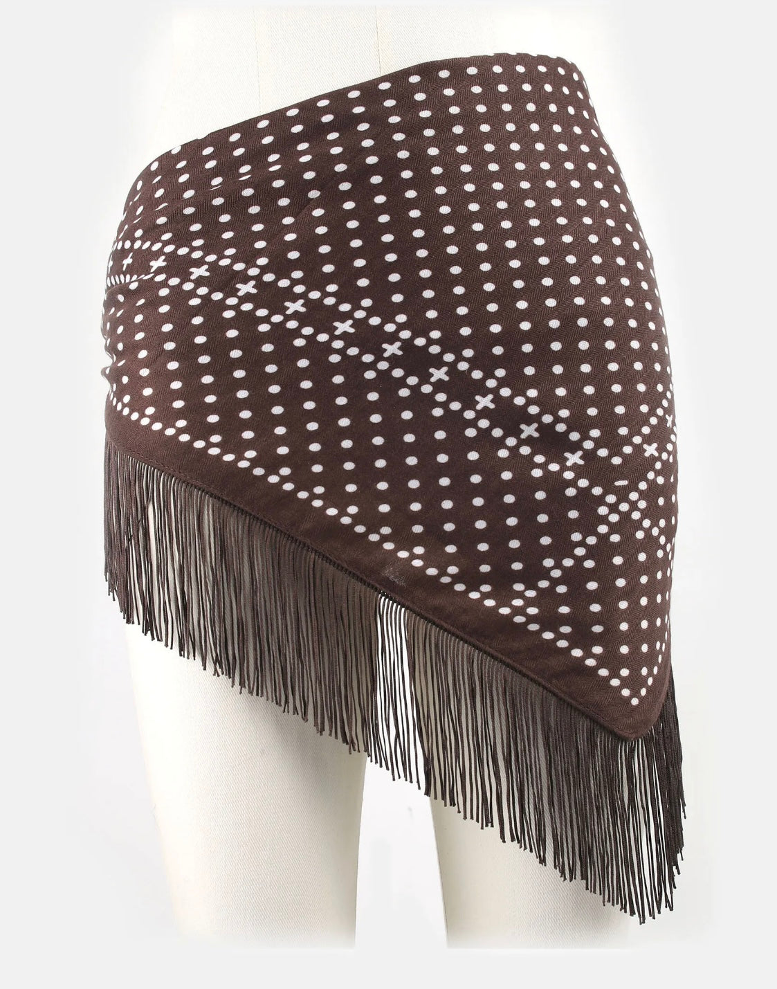 BORGIA Foulard frangé