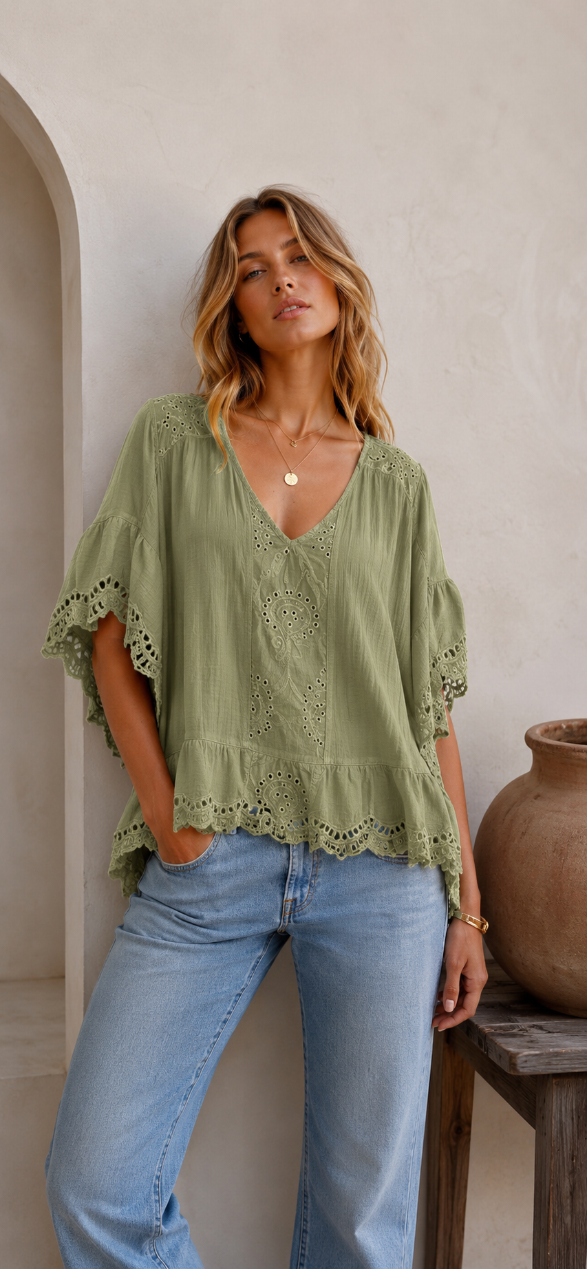 686 Haut broderie