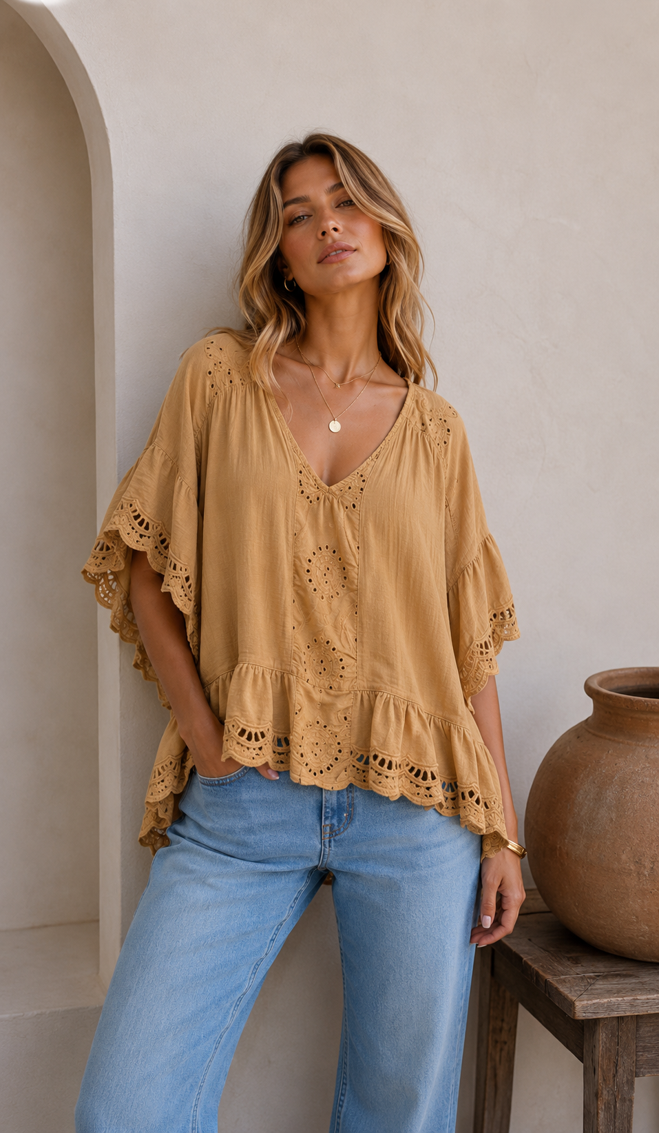 686 Haut broderie