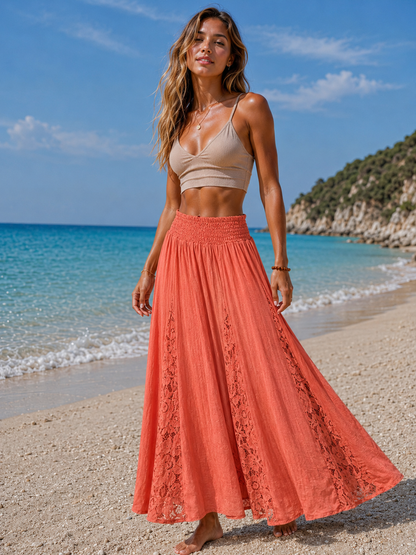 689 Pantalon jupe dentelle