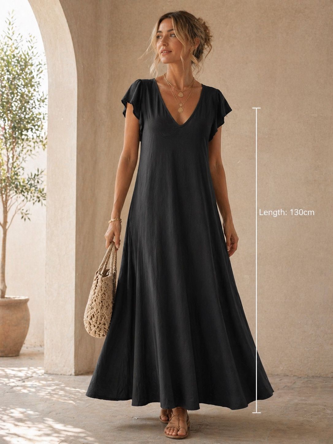 670 Robe longue coton